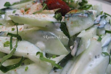 Салата от краставица