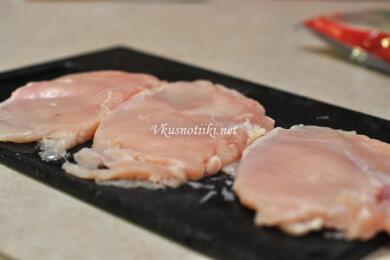 Пилешки ролца - 3 вид