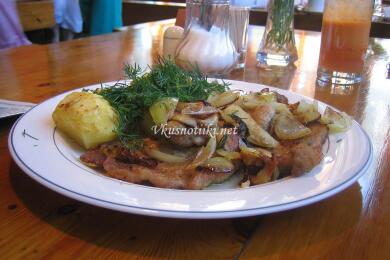 Паржолки с гъби в йенско стъкло