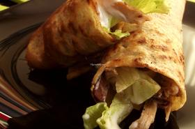 Палачинки с ленено брашно и пилешко месо