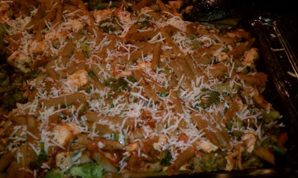 Печени макарони по италиански