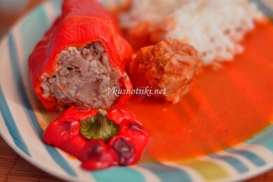 Пълнени чушки с ориз и други вкусотийки