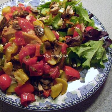 Задушено люто пиле