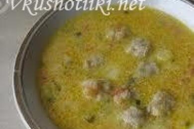 Супа топчета на баба