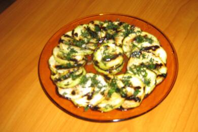 Тиквички на скара