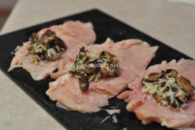 Пилешки ролца - 3 вид