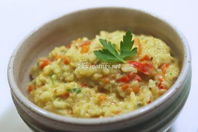 Тиквички с ориз на фурна