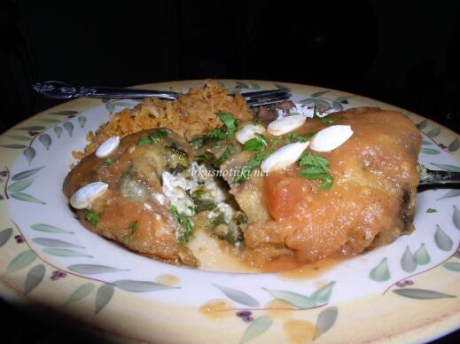 Пълнени ,панирани чушки