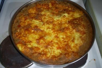 Мусака с кисели краставички