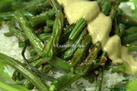 Зелен фасул със сметана