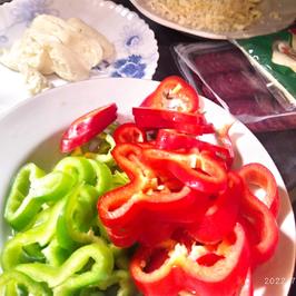 Богата пица с картофен блат