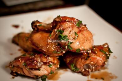 Джинджифилови пилешки крилца