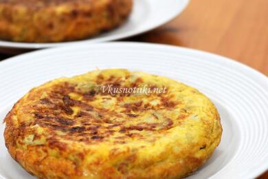 Tortilla de calabacin
