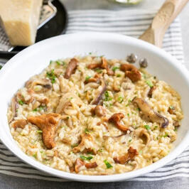 Ризото с горски гъби