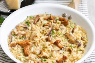 Ризото с горски гъби