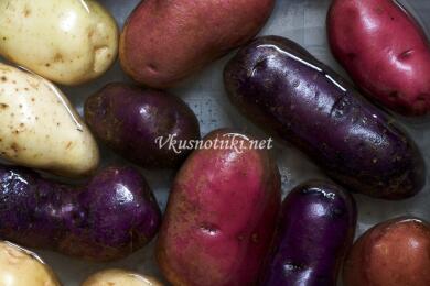 Задушени пресни картофи