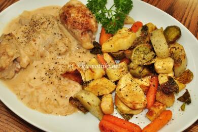 Пиле със сметана ІІ