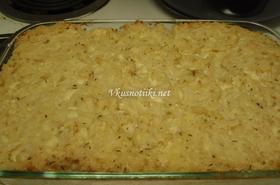 Картофи на фурна със сос