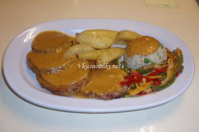 Свинско с марината на фурна