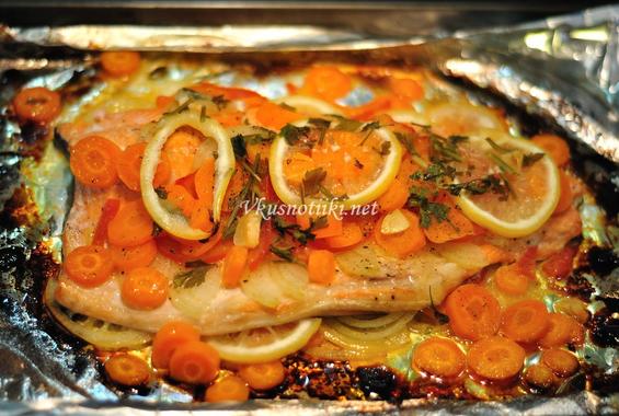 Риба със зеленчуци