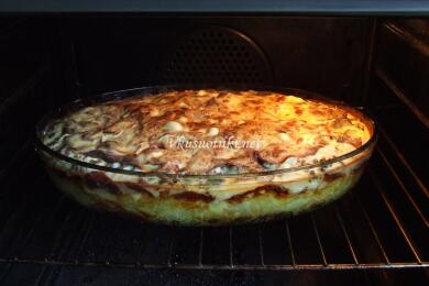 Мусака от сини домати