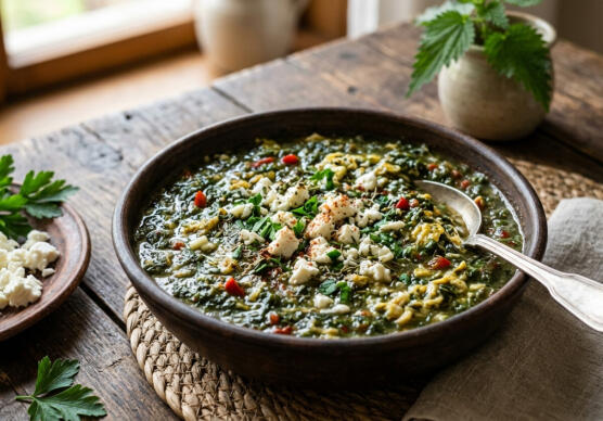 Каша от коприва