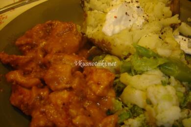 Пилешко филе по пиратски