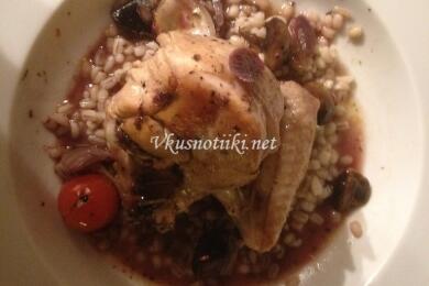 Пиле с ориз