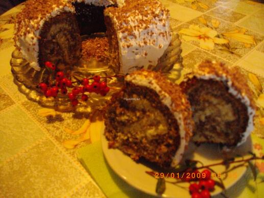 Кекс с портокалови кори