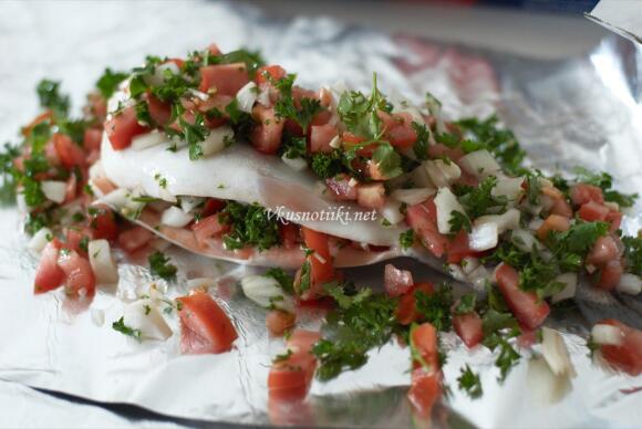 Пъстърва във фолио