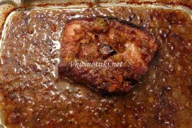 Свинско месо със зеленчуци