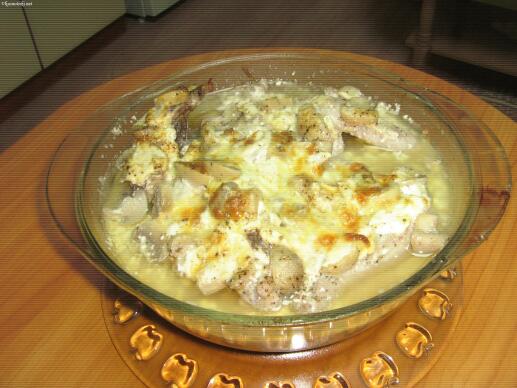 Пиле с глезотийки в йенска тенджера