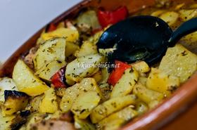 Картофи с кайма