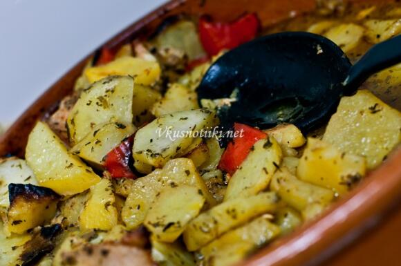 Картофи с кайма