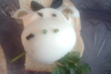 Сандвичи за детско парти ''крава''