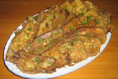 Панирани тиквички