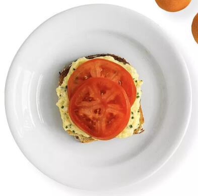 Отворен сандвич с яйца