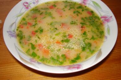 Зеленчукова супа със застройка