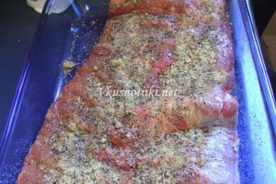 Вкусни свински ребърца на фурна- Ина