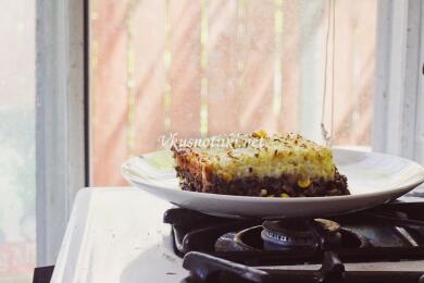 Кайма с ориз и картофено пюре