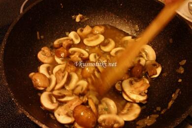 Гъбен сос за пържоли