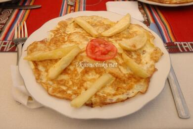 Омлет с картофи