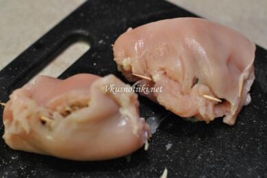 Пилешки ролца - 3 вид