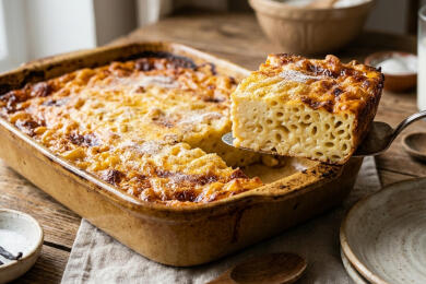 Сладки макарони на фурна