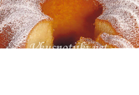 Кекс с пудра захар