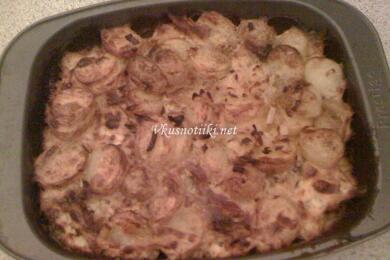 Скумрия с картофи на фурна