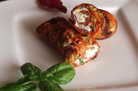 Палачинки с червени чушки и маслини