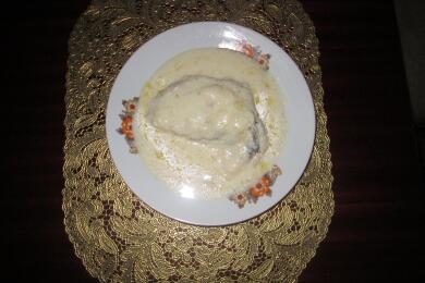 Пилешко със сметана