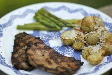 Крехки свински пържолки