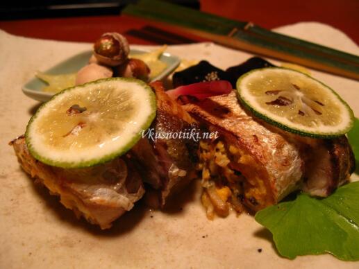 Пълнена риба с маслини